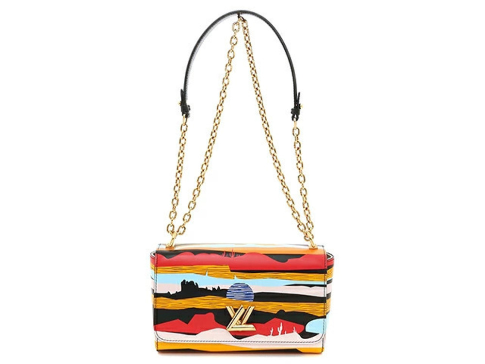 Louis Vuitton Limited Edition Desert Storm Twist handbag desert Red
